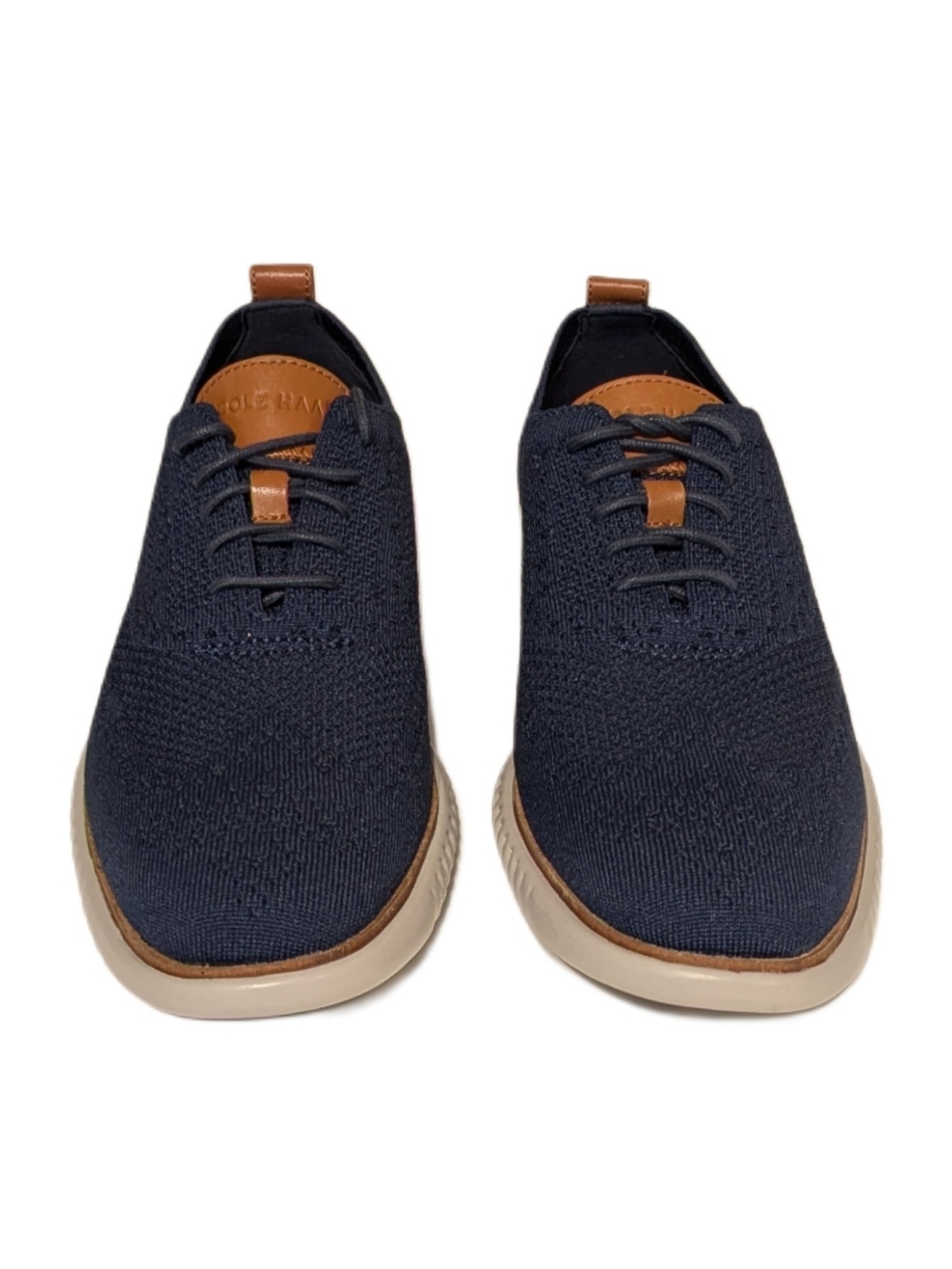 Cole Haan 2.ZEROGRAND Stitchlite Oxford Mens 8 Marine Blue Vapor Gray C27569